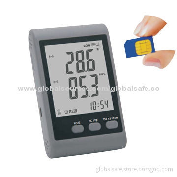 Humidity and Temperature Recorder GSM Alarm with User Upgradeable Fireware and LCD Display